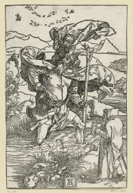 Heiliger Christophorus mit dem Vogelzug