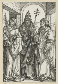 Die Heiligen Stephanus, Sixtus und Laurentius