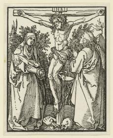 Christus am Kreuz mit Maria und Johannes