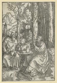 Die heiligen Einsiedler Antonius und Paulus