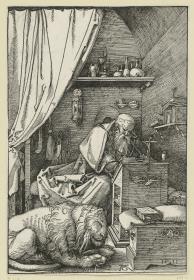 Heiliger Hieronymus in seiner Zelle