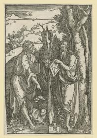 Johannes d. T. und der heilige Onuphrius
