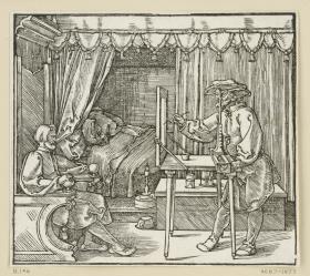 Underweysung der Messung: Der Porträtzeichner
