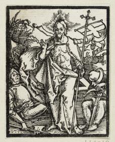 Die Auferstehung Christi (aus: Postilla, 43 Holzschnitte)