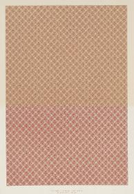 Walzendruckpapier (geometrisches Flächenmuster, nach alten Mustern)