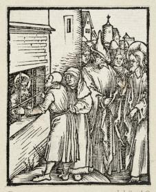 Christus schickt die Jünger zu Johannes ins Gefängnis (43 religiöse Themen)