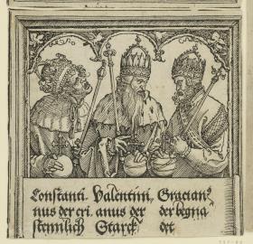 Der Triumphbogen des Kaisers Maximilian I. (Fragment v.19): Das untere Kaiserrelief