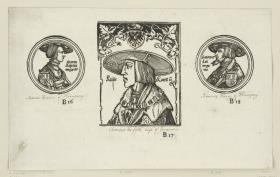 Porträt der Maria, Königin von Ungarn; Porträt Karls V.; Porträt des Ludwig, König von Ungarn
