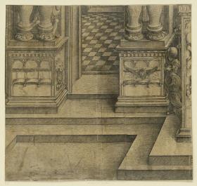 Der Triumphbogen des Kaisers Maximilian I. (10): Die Sockel des linken Portals