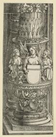 Der Triumphbogen des Kaisers Maximilian I. (Fragment v. 22): Die Basis der rechten Mittelsäule