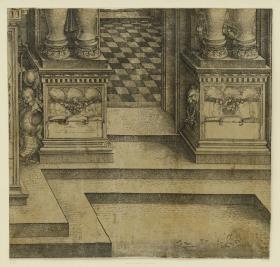 Der Triumphbogen des Kaisers Maximilian I. (21): Die Sockel des rechten Portals