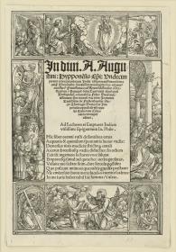 Titelbordüre mit der Taufe Christi