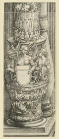 Der Triumphbogen des Kaisers Maximilian I. (Fragment v. 11): Die Basis der linken Mittelsäule