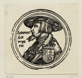 Porträt des Ludwig, König von Ungarn