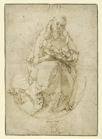 Madonna auf der Mondsichel