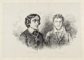 Zacharias Werner und E.T.A. Hoffmann (rechts)
