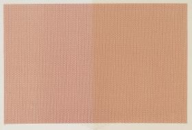 Walzendruckpapier (kleines geometrisches Flächenmuster, nach alten Mustern)