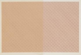 Walzendruckpapier (diagonales Fliesenmuster, nach alten Mustern)