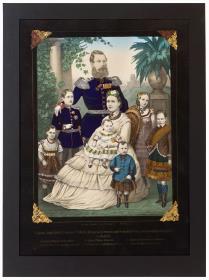 Sr. Kaiserl. Königl. Hoheit Friedrich Wilhelm Kronprinz v. Preußen nebst Gemahlin Victoria geb.Prinzess Royal v. England u. Familie.