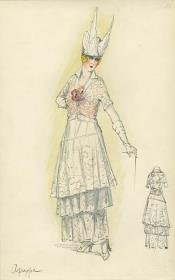 Kleid von Bernard et C.ie, Modell Agrippa