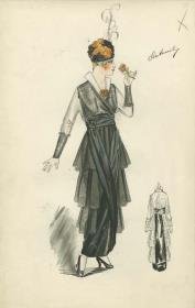 Kleid von Bernard et C.ie, Modell Auteuil