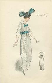 Sommerliches Tageskleid von Bernard et C.ie, Modell Escarpolette