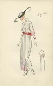 Sommerliches Tageskleid von Bernard et C.ie, Modell Paysanne