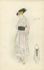 Sommerliches Tageskleid von Bernard et C.ie, Modell Deauville