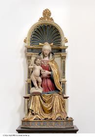 Thronende Madonna