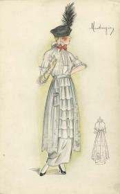 Kleid von Bernard et C.ie, Modell Montargis (?)