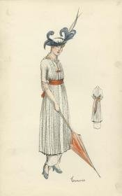 Sommerliches Tageskleid von Bernard et C.ie, Modell Tennis