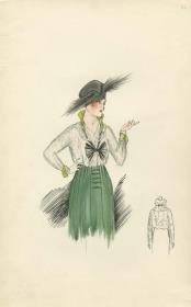 Bluse von Bernard et C.ie