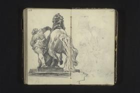 Der Rossebändiger des Bernhard Michael Mändl von 1796 in der Pferdeschwemme in Salzburg