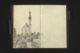 Blick auf die Kirche in Starnberg von Osten