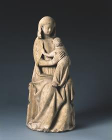 Thronende Maria mit Kind