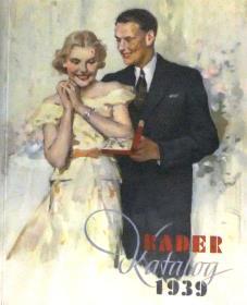 Bader Katalog 1939. Juwelen, Gold- und Silberschmuck, Uhren, Silbergeräte und Tafelbestecke, Tafelporzellan und Kristall. Grösstes Haus der Goldstadt für den Verkauf an Private