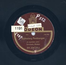 Titel A: Bijakalang Perabangsa