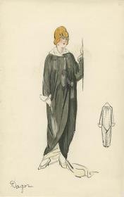Abendmantel von Bernard et C.ie, Modell Dagor
