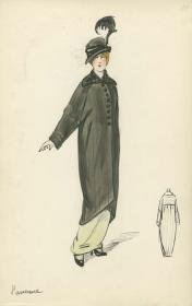 Pelzmantel von Bernard et C.ie, Modell Panama