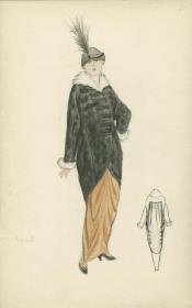 Pelzmantel von Bernard et C.ie, Modell Tanit (vorne)