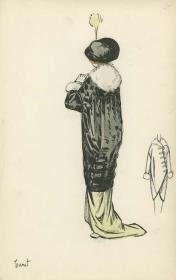 Pelzmantel von Bernard et C.ie, Modell Tanit (hinten)