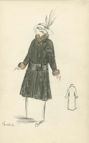 Pelzmantel von Bernard et C.ie, Modell Favart II