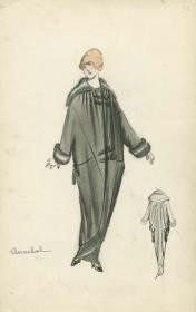 Abendmantel von Bernard et C.ie, Modell Annibal