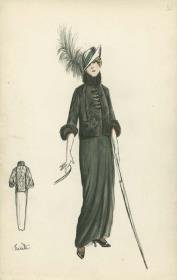Pelzjacke von Bernard et C.ie, Modell Tacité