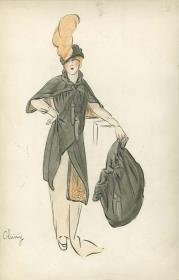 Pelzgarnitur von Bernard et C.ie, Modell Cluny