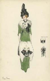 Pelzgarnitur von Bernard et C.ie, Modell Frou Frou