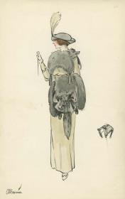 Pelzgarnitur von Bernard et C.ie, Modell Albanie
