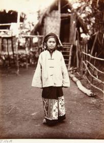 Chinesesisches Schān Mädchen.