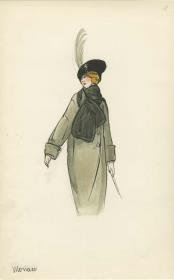 Pelzschal von Bernard et C.ie, Modell Monaco