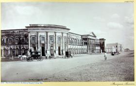 The Strand Road, from the Bank of Bengal, looking East.
